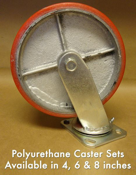 6" Poly Caster (Set of 4)